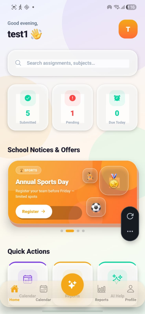 Student Dashboard